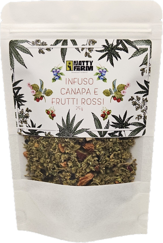 INFUSO FRUTTI ROSSI E CANAPA BIO 25g